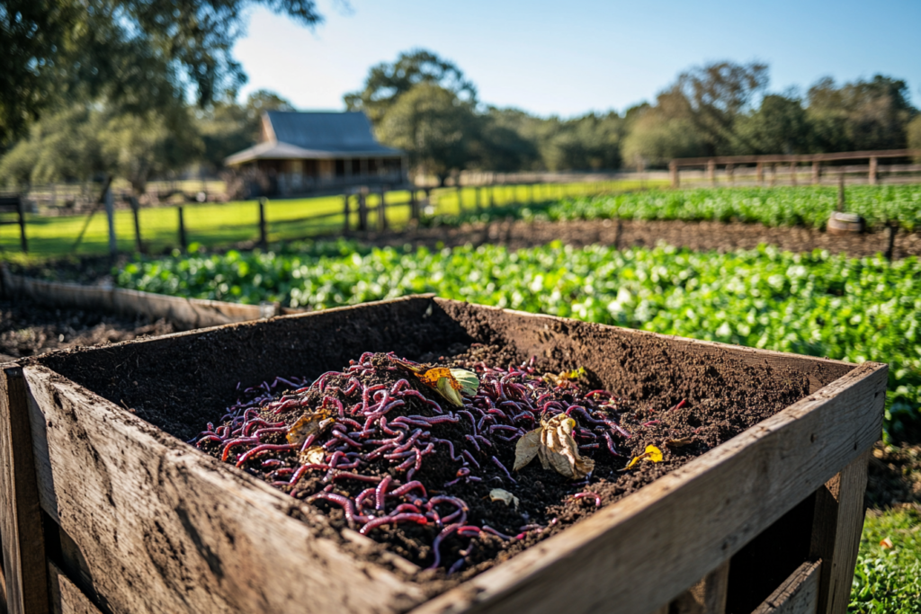 Raising Worms for Composting